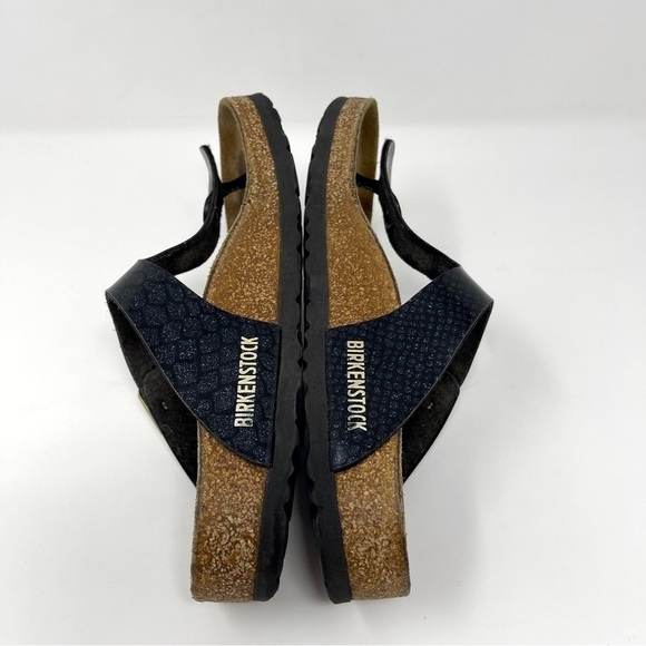 Birkenstock Gizeh Sandals Magic Snake Black - Picture 5 of 8